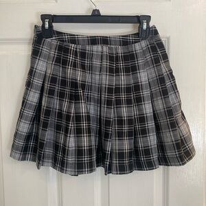 Dark Colored Pleated Skirt